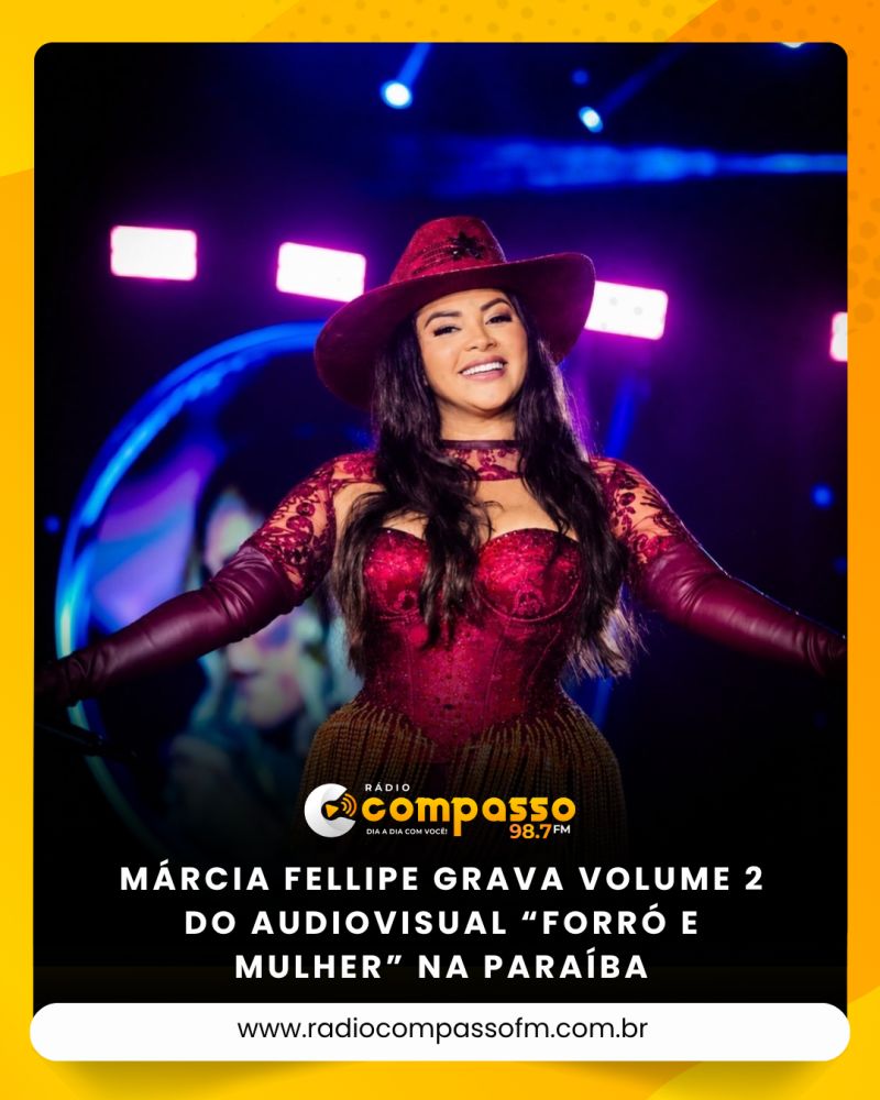 Márcia Fellipe grava volume 2 do audiovisual “Forró e Mulher” na Paraíba