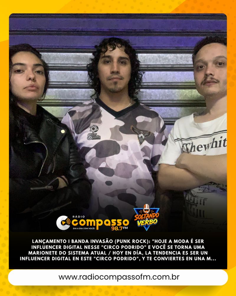 LANÇAMENTO I BANDA INVASÃO (PUNK ROCK): 