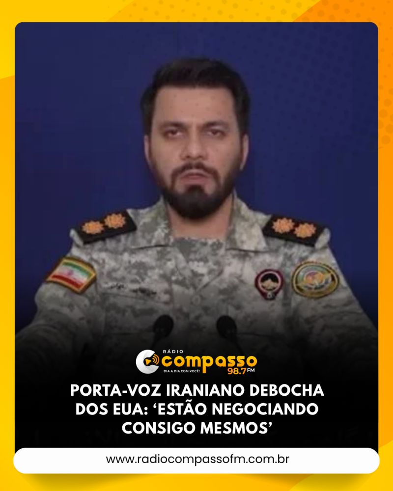 Porta-voz iraniano debocha dos EUA: ‘Estão negociando consigo mesmos’