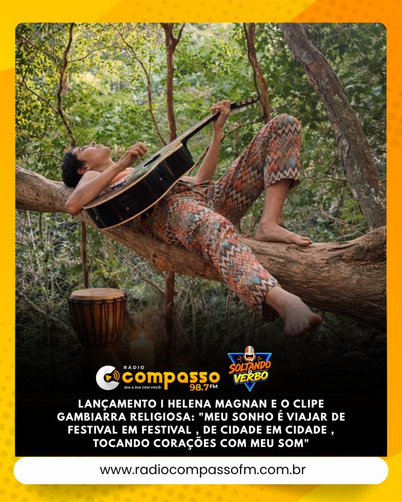 LANÇAMENTO I HELENA MAGNAN E O CLIPE GAMBIARRA RELIGIOSA: 