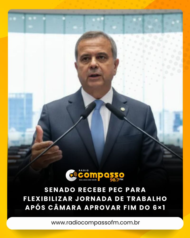 Senado recebe PEC para flexibilizar jornada de trabalho após Câmara aprovar fim do 6×1