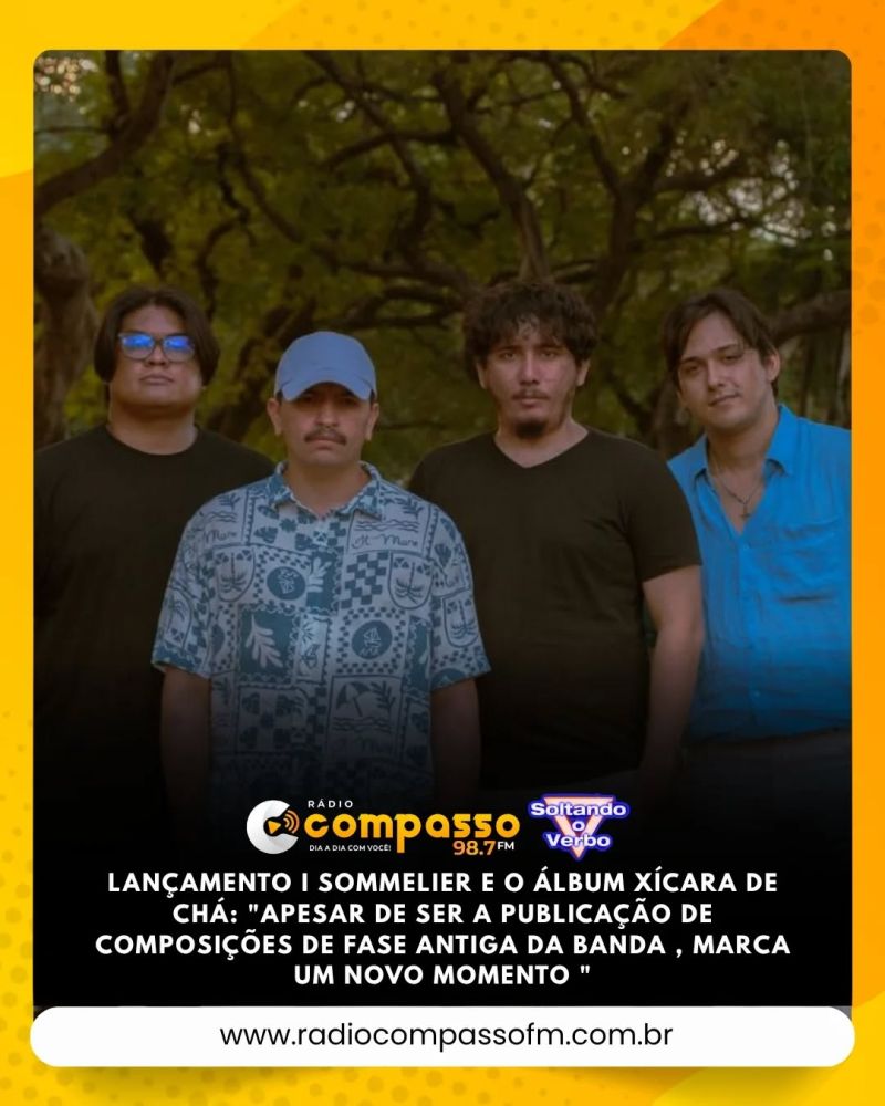 LANÇAMENTO I SOMMELIER E O ÁLBUM XÍCARA DE CHÁ: 